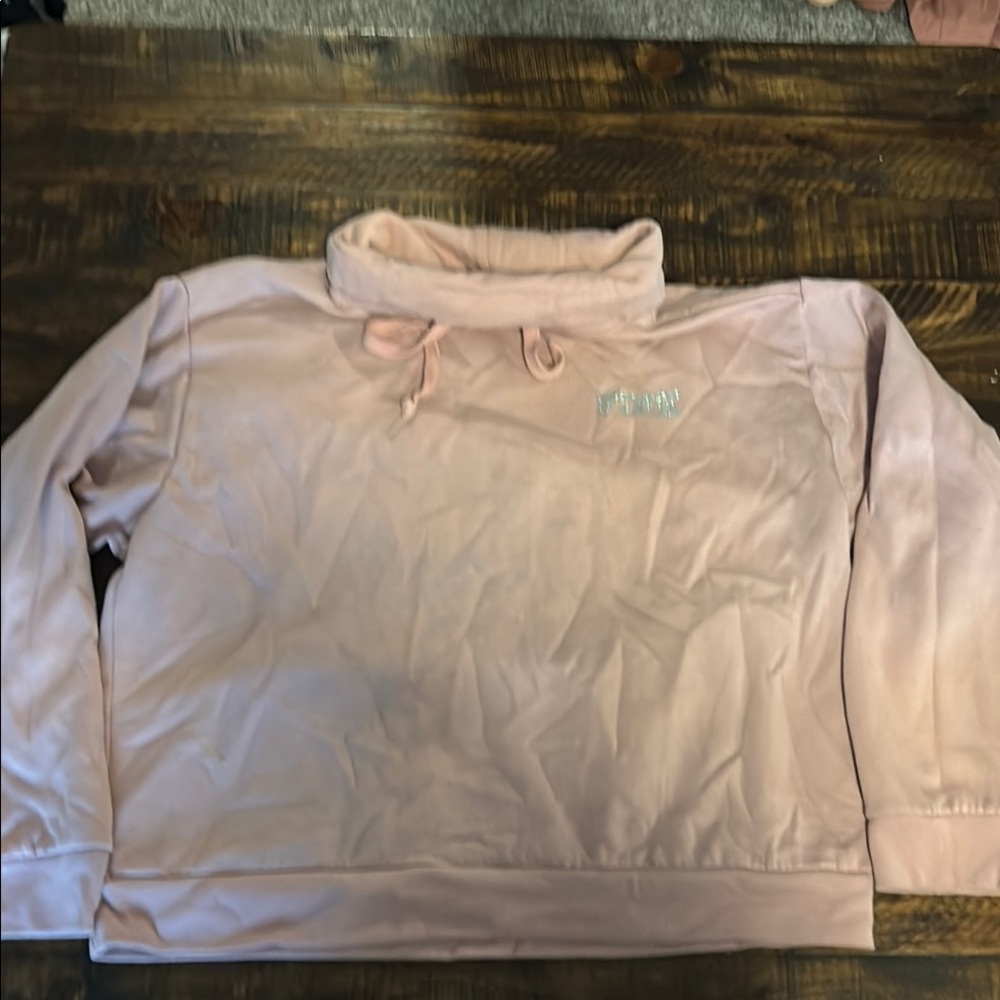 PINK Victoria's Secret Mauve Fleece Top